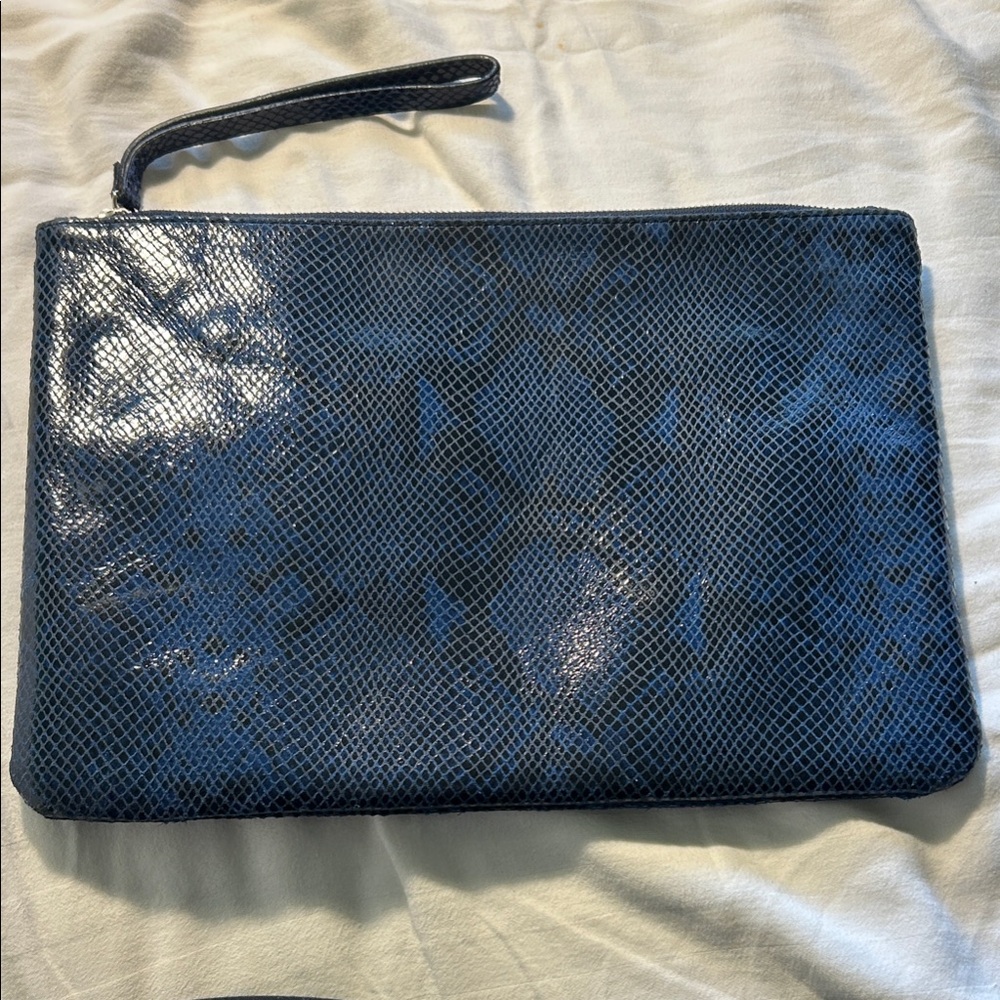 Elegant Blue Clutch Bag
